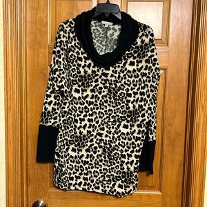 WHITE BIRCH COWL SWEATER SIZE L